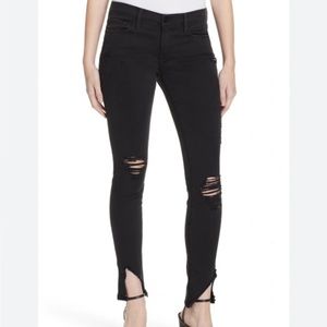 Frame Denim LeSkinny de Jeanne Black Skinny Jeans